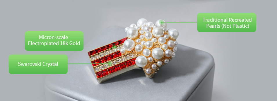Fashion popcorn pin