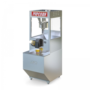 Popcornmachine met dispenser