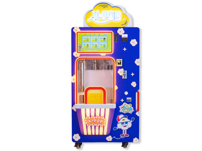 Popcornautomaat met 6 smaken popcorn